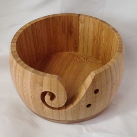 Wooden Bowl Household Wool Storage Bowl (Option: Bamboo)